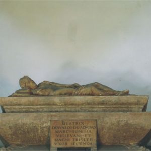 San Nazaro in Brolo, mausoleo Trivulzio, sarcofago di Beatrice de Avalos d'Aquino, seconda consorte del Magno.