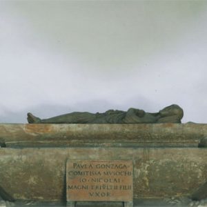 San Nazaro in Brolo, mausoleo Trivulzio, sarcofago di Paola Gonzaga, consorte di Gian Nicolò Trivulzio.